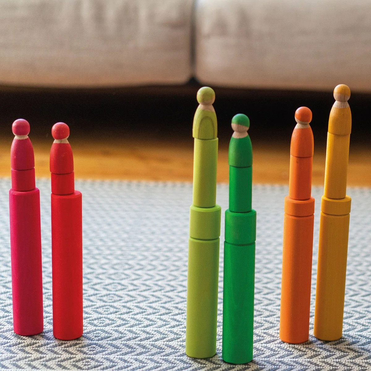 Grimm's Rollers Stacking Game Rainbow Small (2020) - Image 7