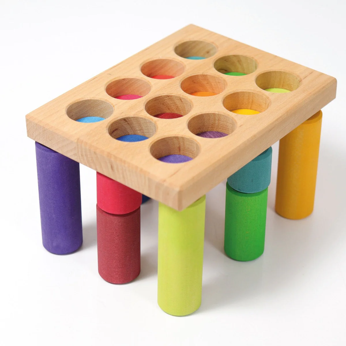 Grimm's Rollers Stacking Game Rainbow Small (2020) - Image 9