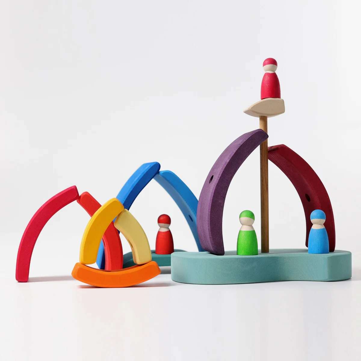 Grimm's Stacking Tower - Boat - Image 5