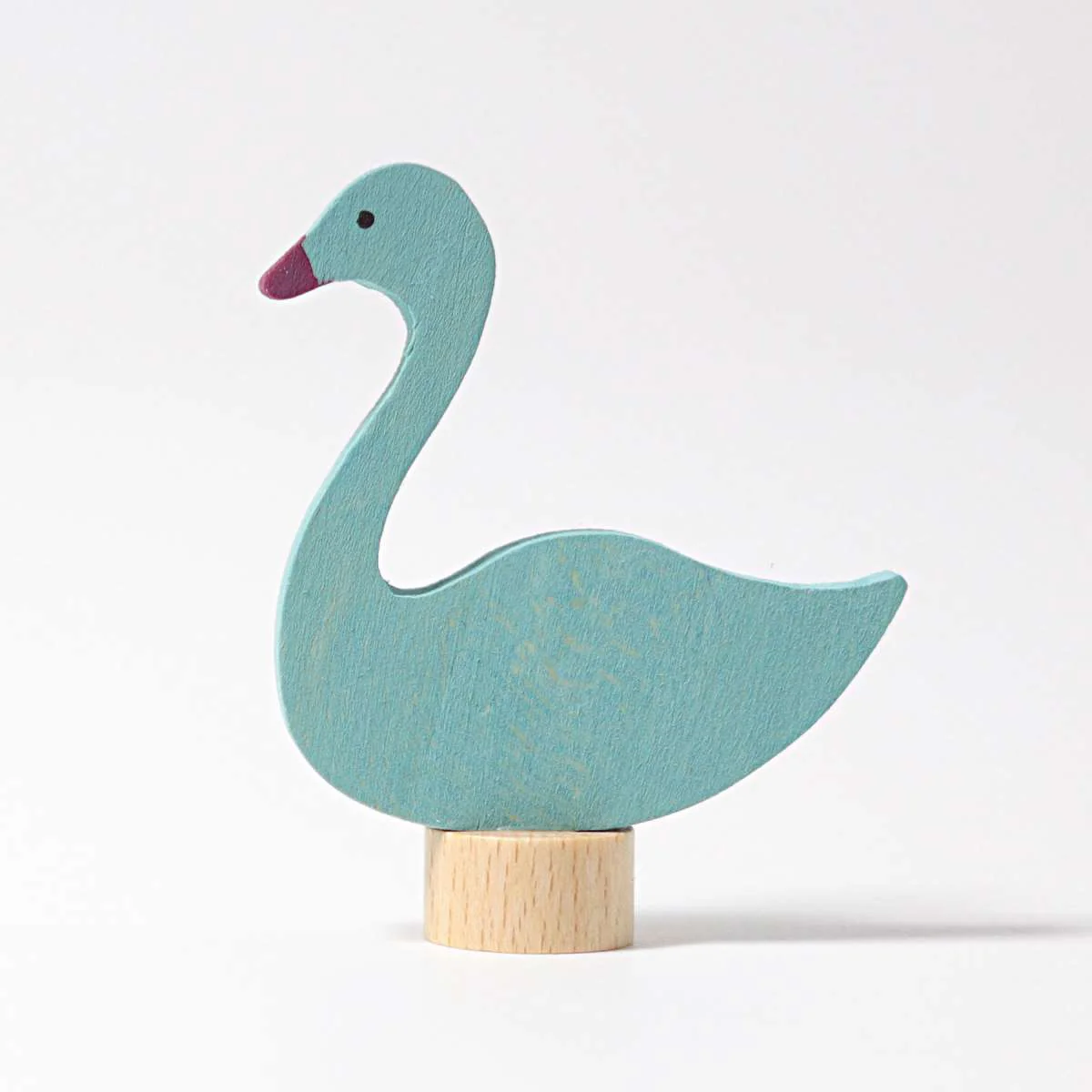 Grimm's Swan Candle Holder Decoration