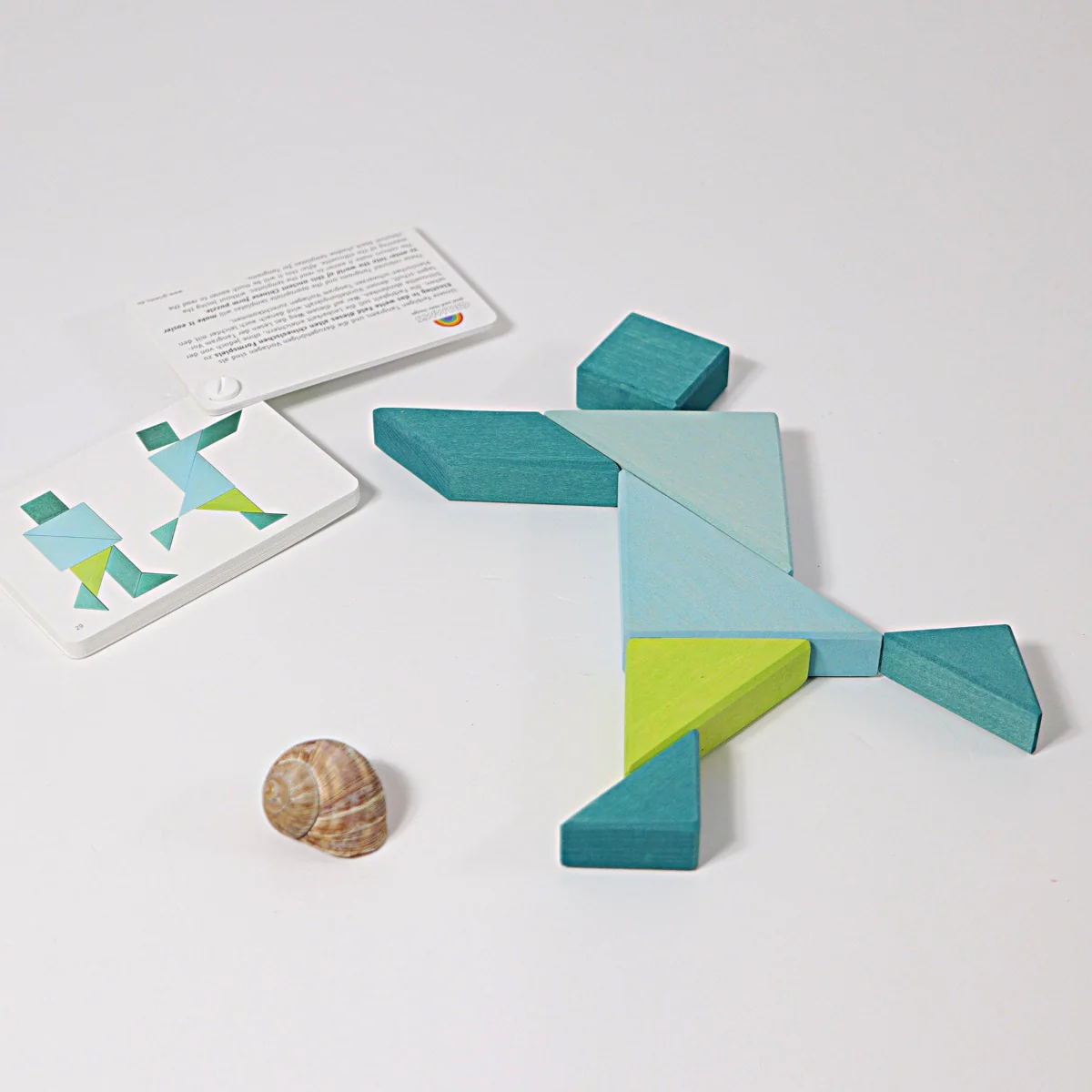Grimm's Tangram - Turquoise - Image 2