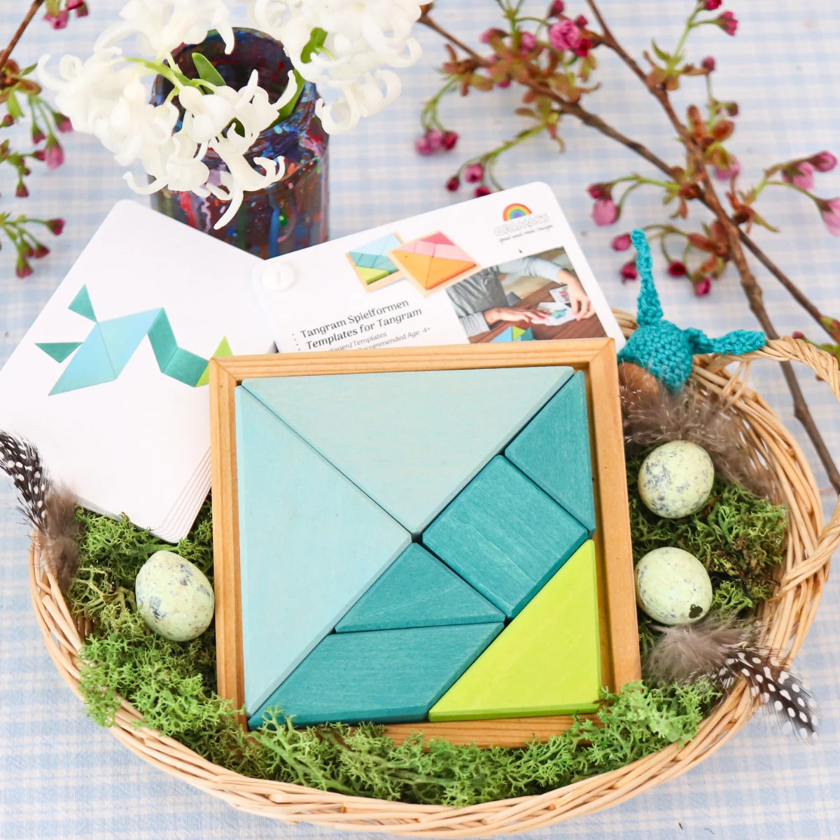 Grimm's Tangram - Turquoise - Image 3