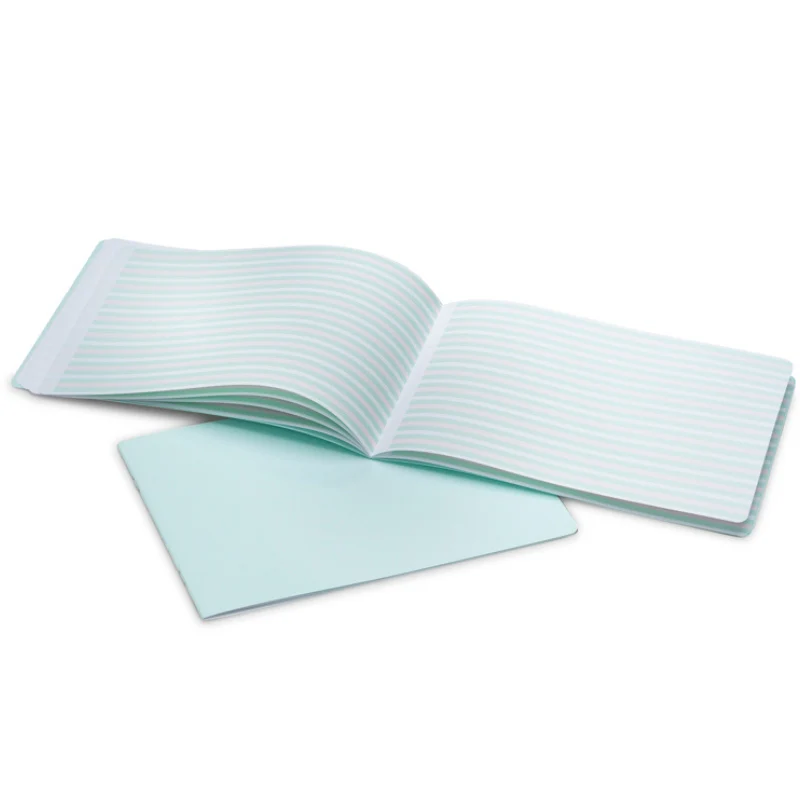Handwriting Practice Book - Mint Green Landscape Lined 6-6-6 Single Book