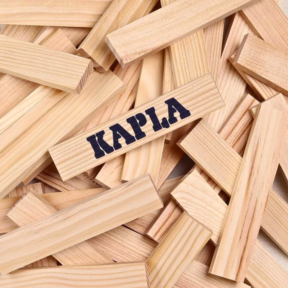 KAPLA Blocks Building Planks - 200 Natural Set - Box - Image 3