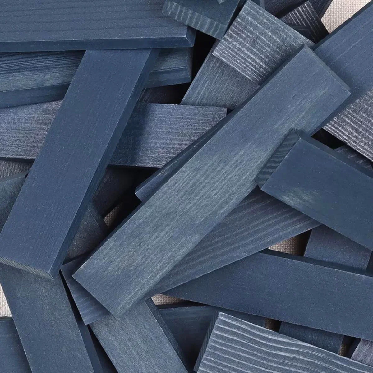 KAPLA Blocks Building Planks - 40 Dark Blue Set - Wooden Case - Image 9