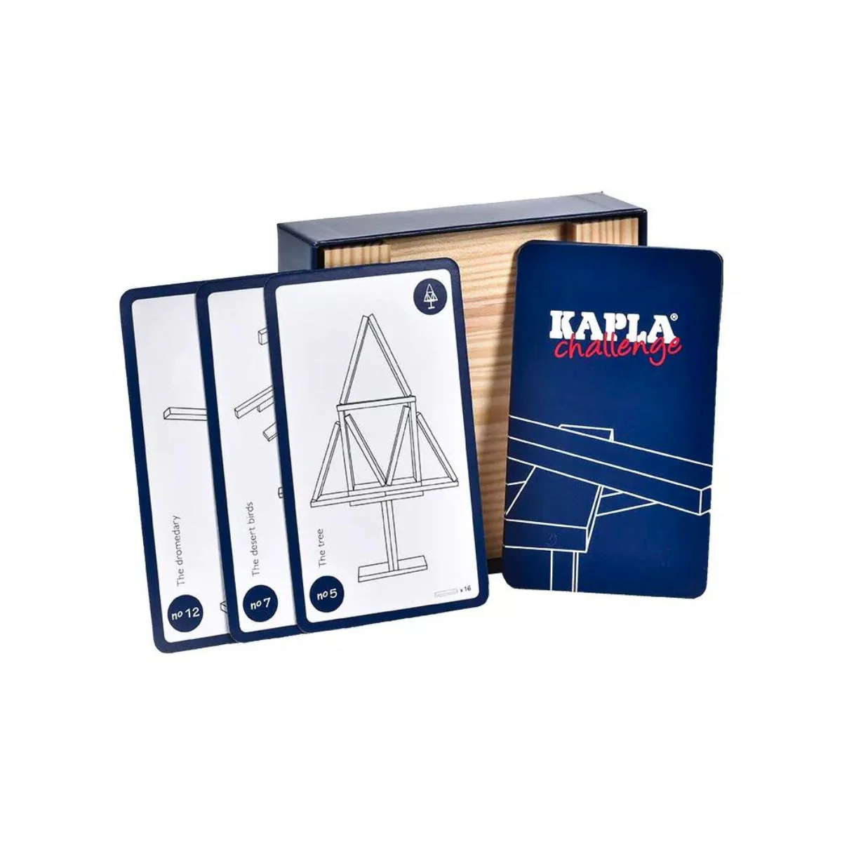 KAPLA Challenge - 16 Natural & 12 Cards - Box - Image 8