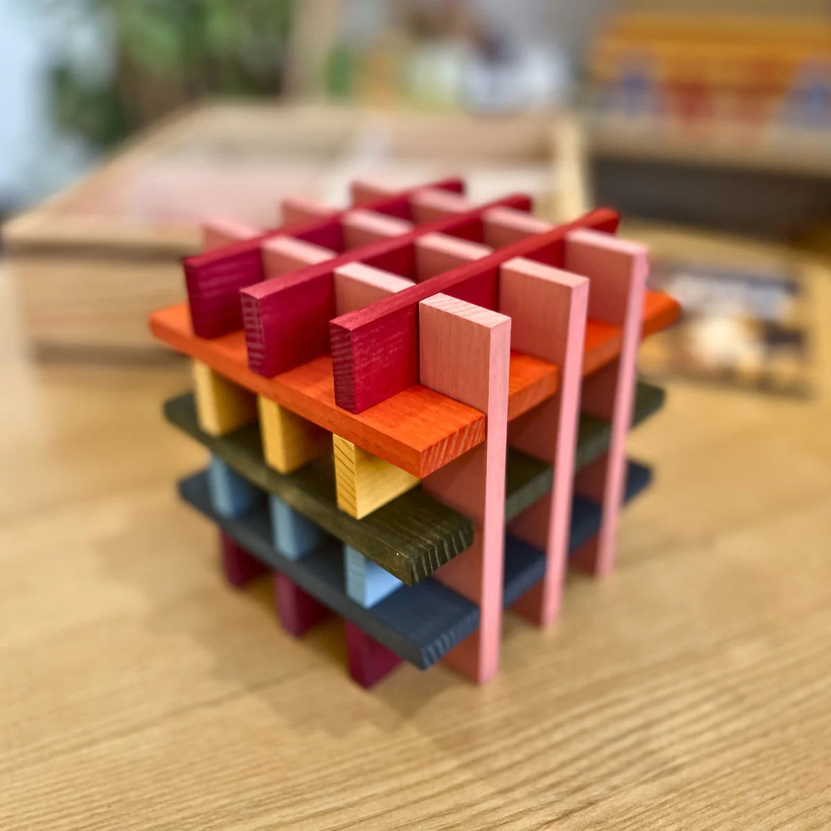 KAPLA Blocks Building Planks - 100 Octocolour Set - Wooden Case - Image 4