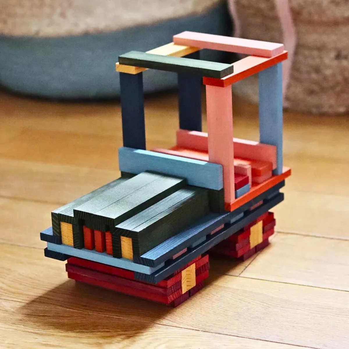 KAPLA Blocks Building Planks - 100 Octocolour Set - Wooden Case - Image 5