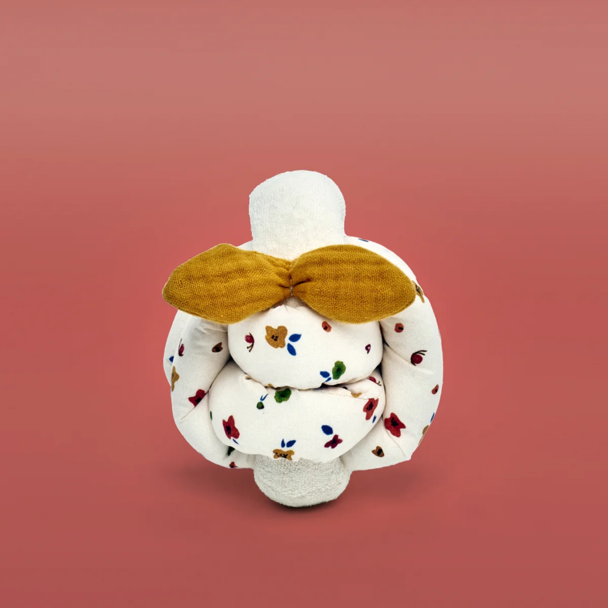 Kathe Kruse Baby Knot Ball - Flower Print - Image 2