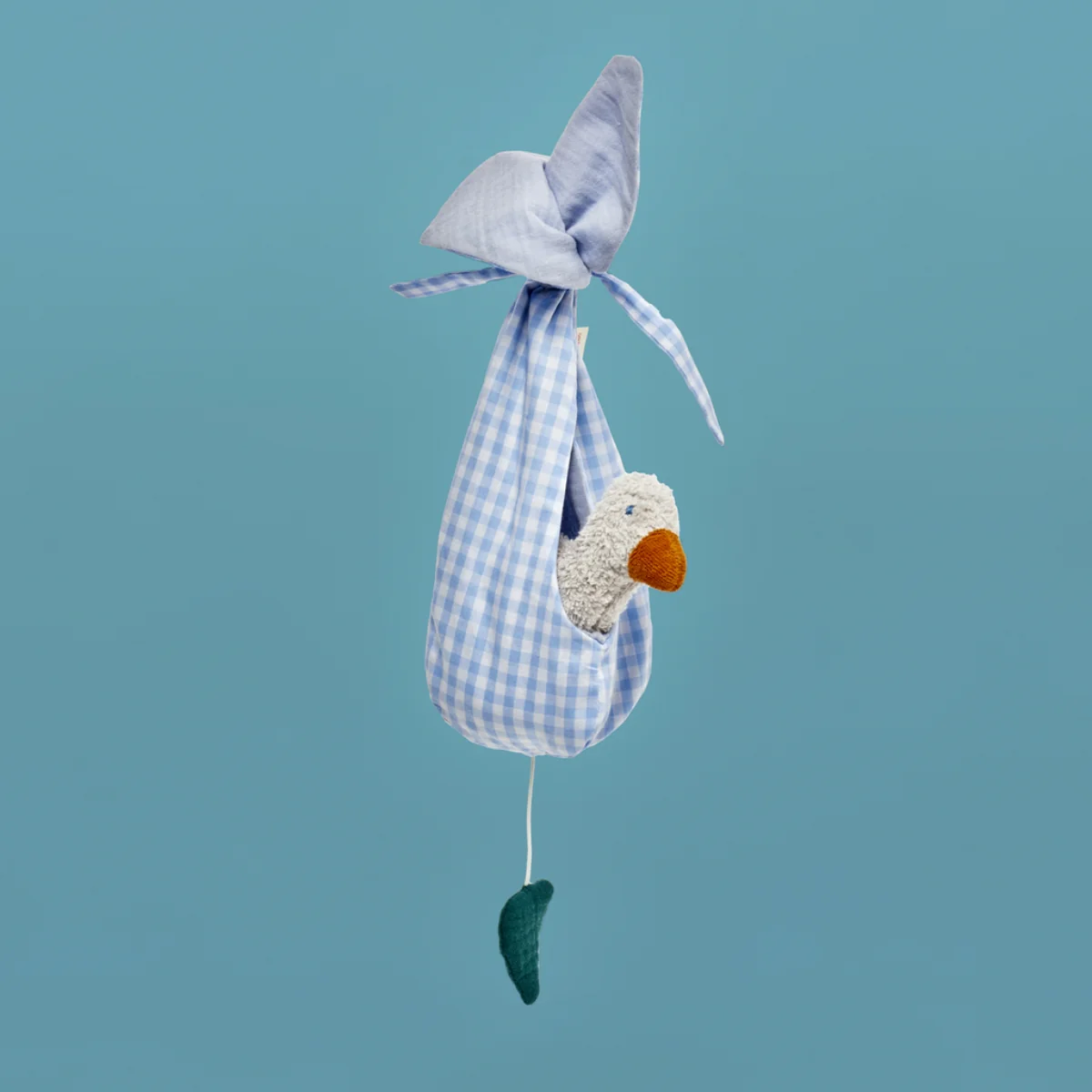 Kathe Kruse Musical Mobile - Duck and Nest, Blue - Image 2