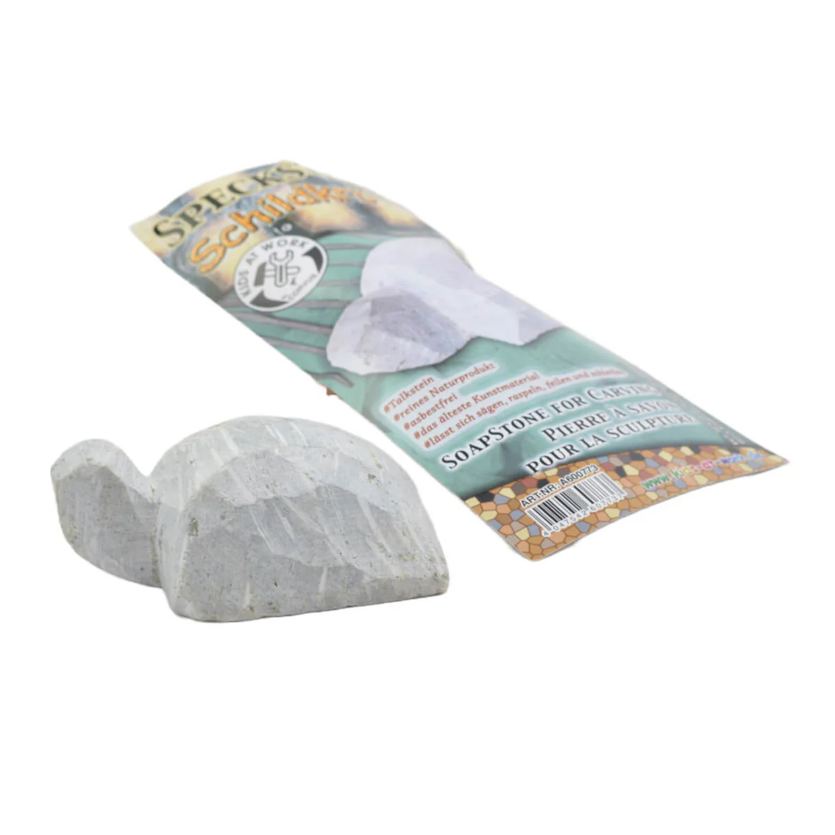 Kids at Work Soapstone for Carving - Tortoise - Image 2