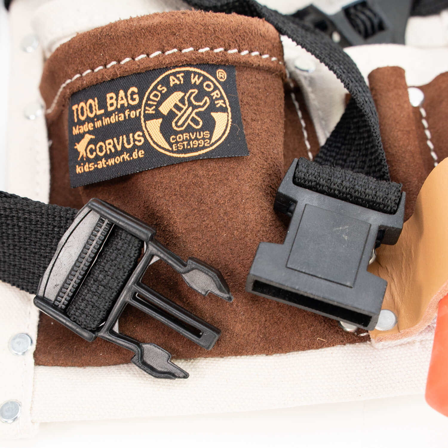 Kids at Work Cotton & Leather Belt with Tools - Set 2 - Image 3
