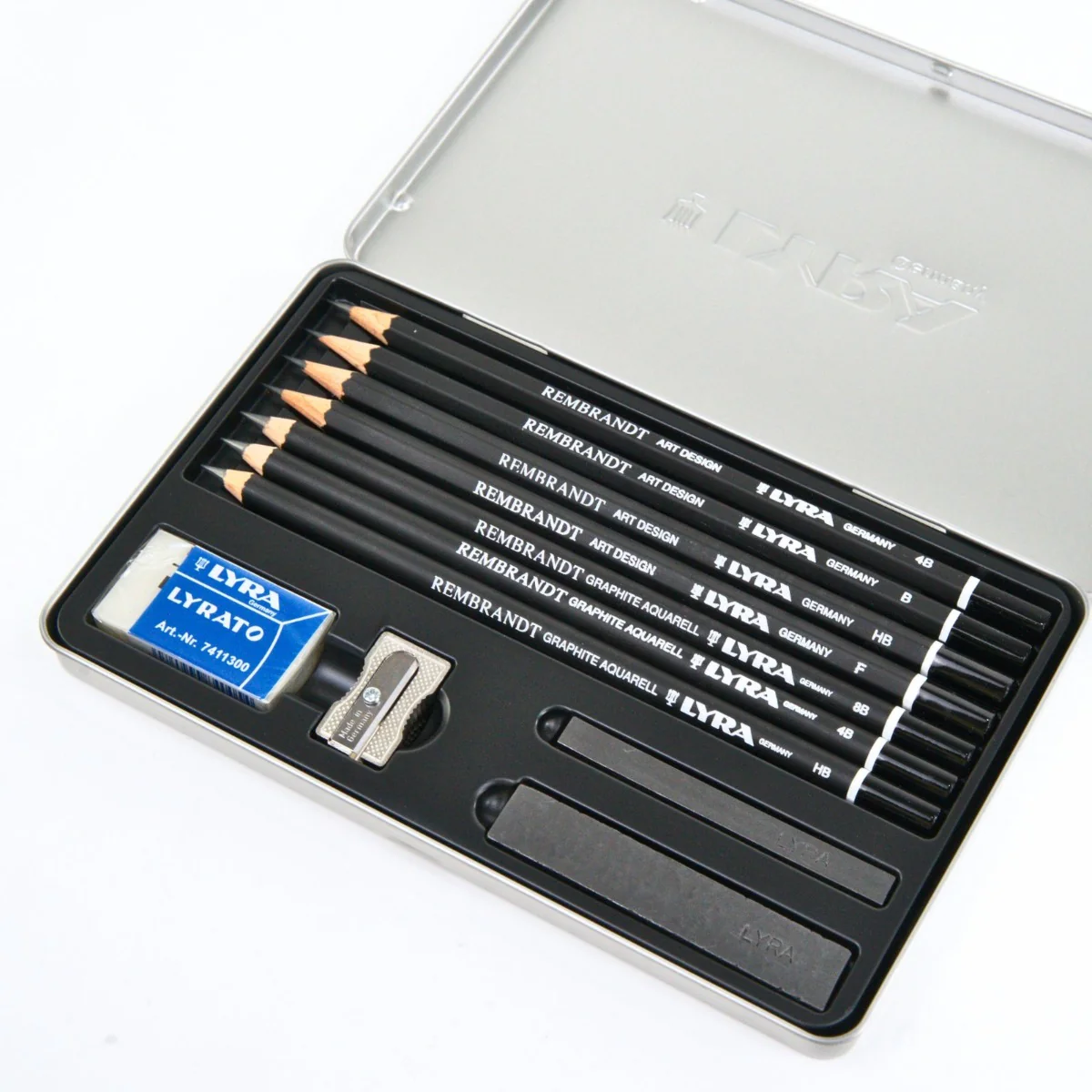 LYRA Rembrandt Graphite Set - Tin of 11 - Image 2
