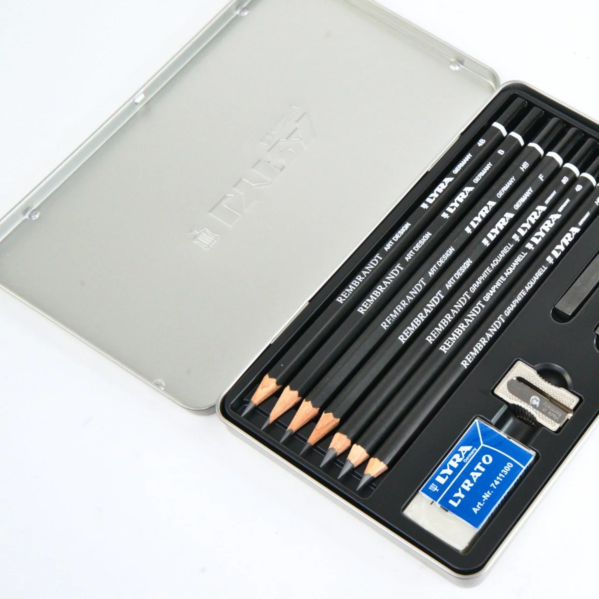 LYRA Rembrandt Graphite Set - Tin of 11 - Image 3
