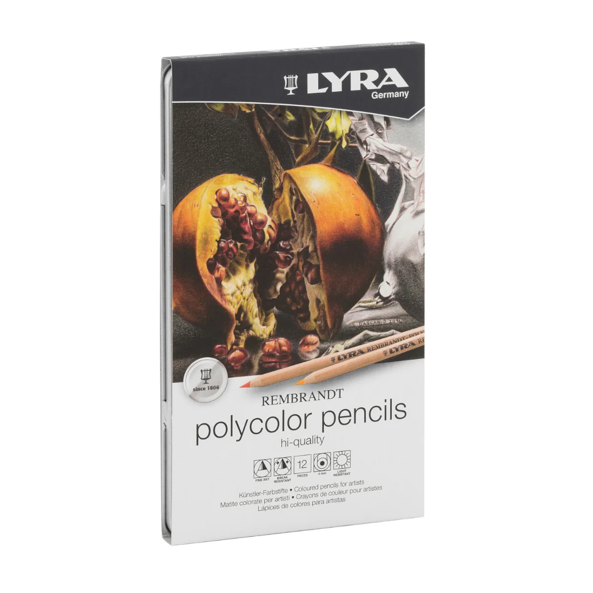 LYRA Rembrandt Polycolor Pencils - 12 Colours - Image 3