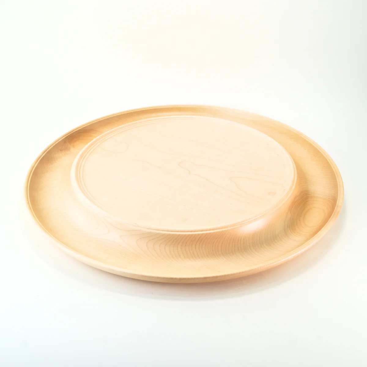 Mader Wooden Rondell Plate for Spinning Tops - Special Edition, Ash 64cm