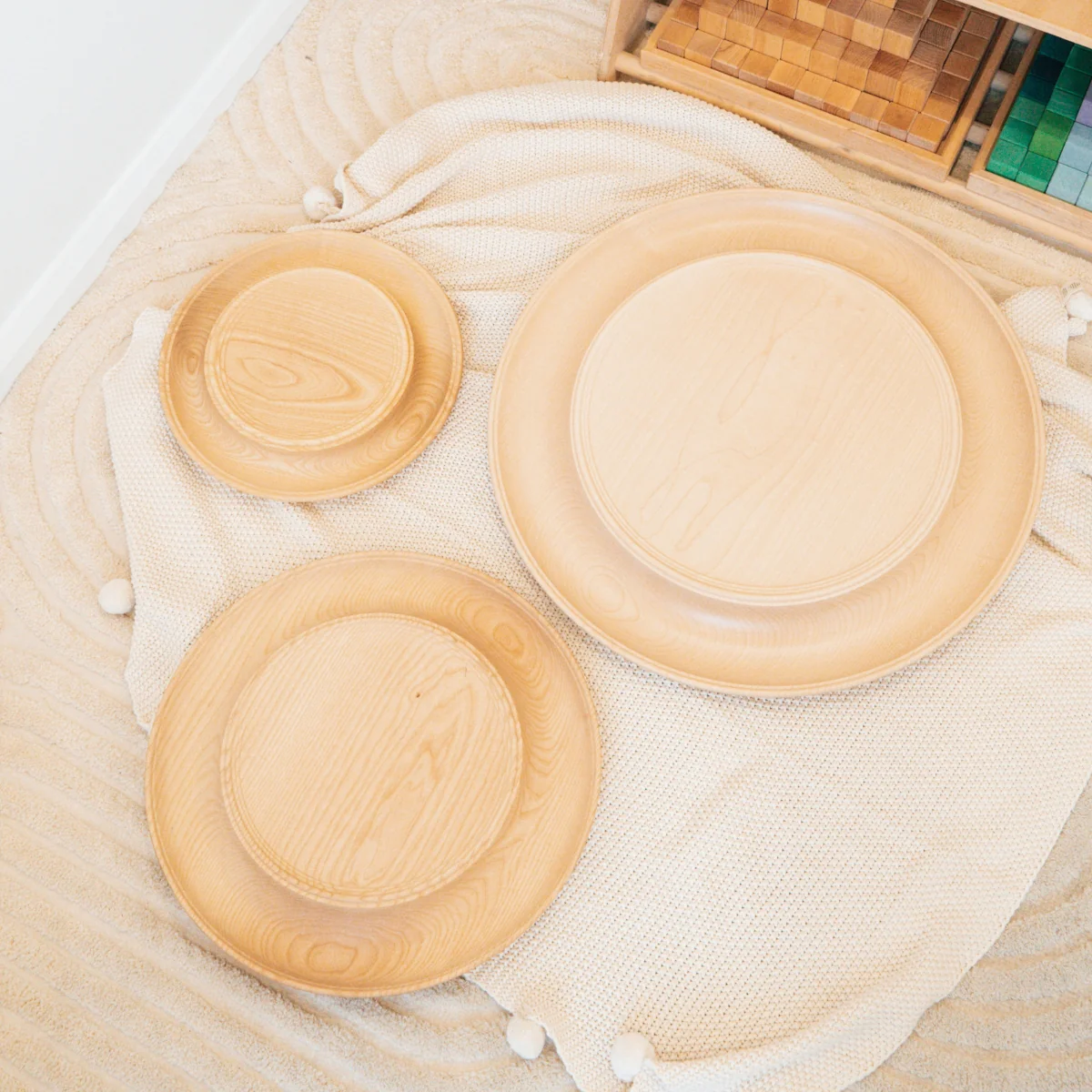 Mader Wooden Rondell Plate for Spinning Tops - Special Edition, Ash 65cm - Image 4