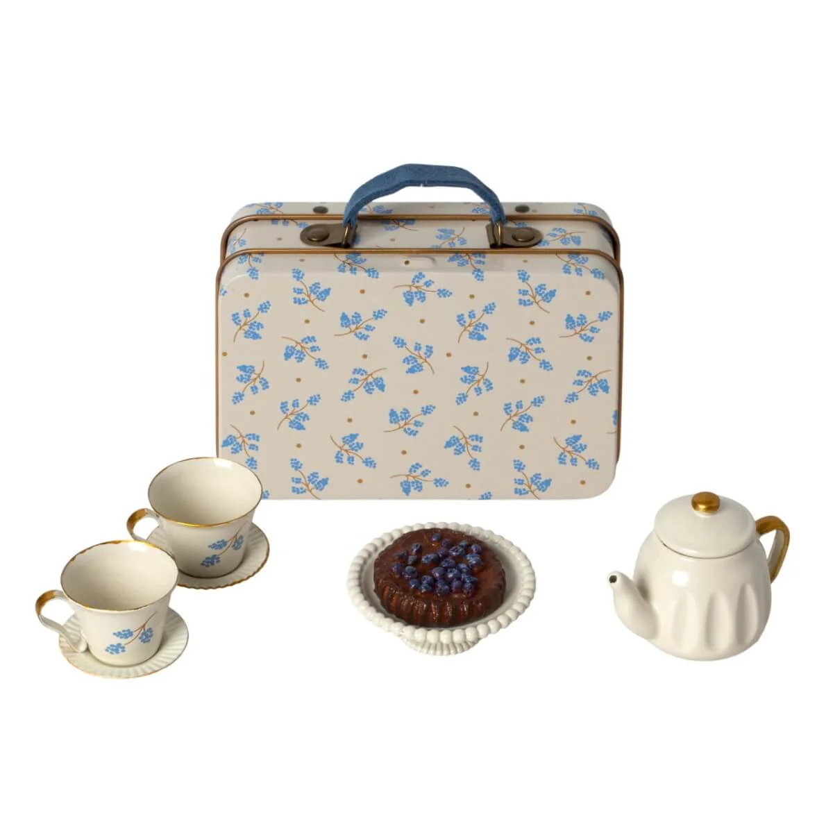 Maileg Tea Set - Miniature Madelaine Blue (2023)
