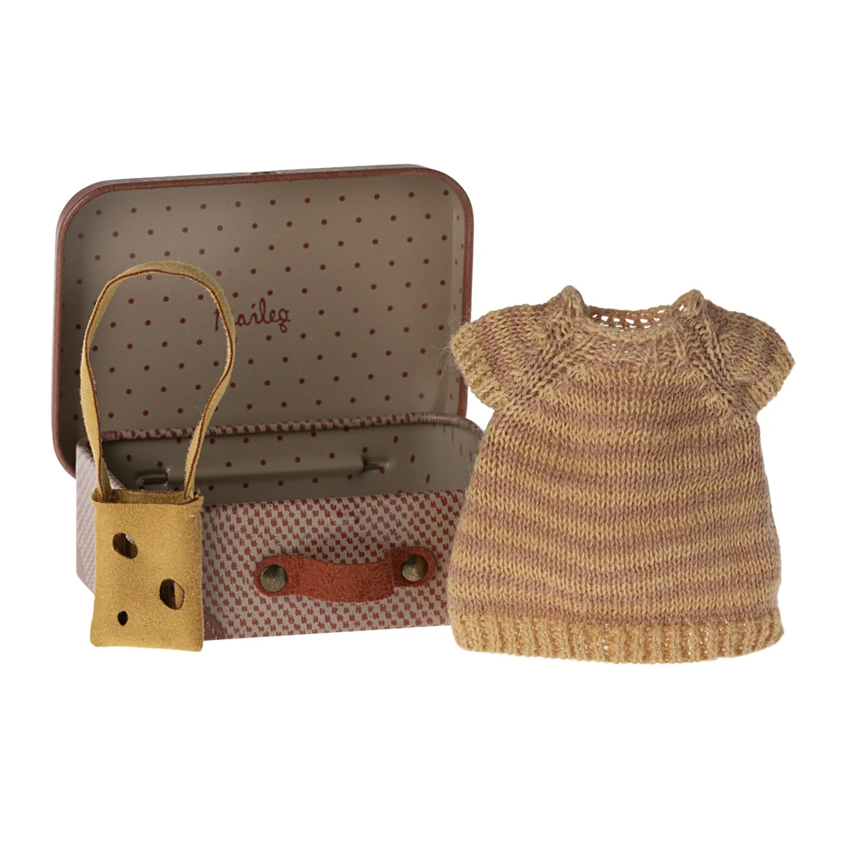 Maileg Big Sister Mouse Dress and Bag in Suitcase (2024) - Image 2