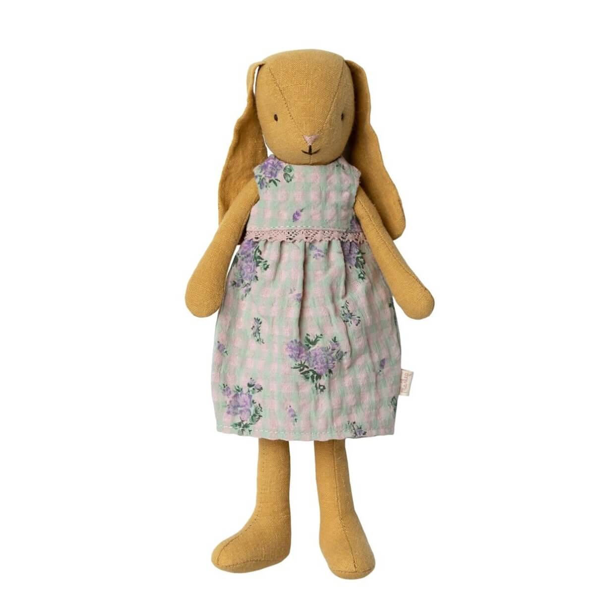Maileg Bunny Size 2 - Dusty Yellow in a Dress (2023)
