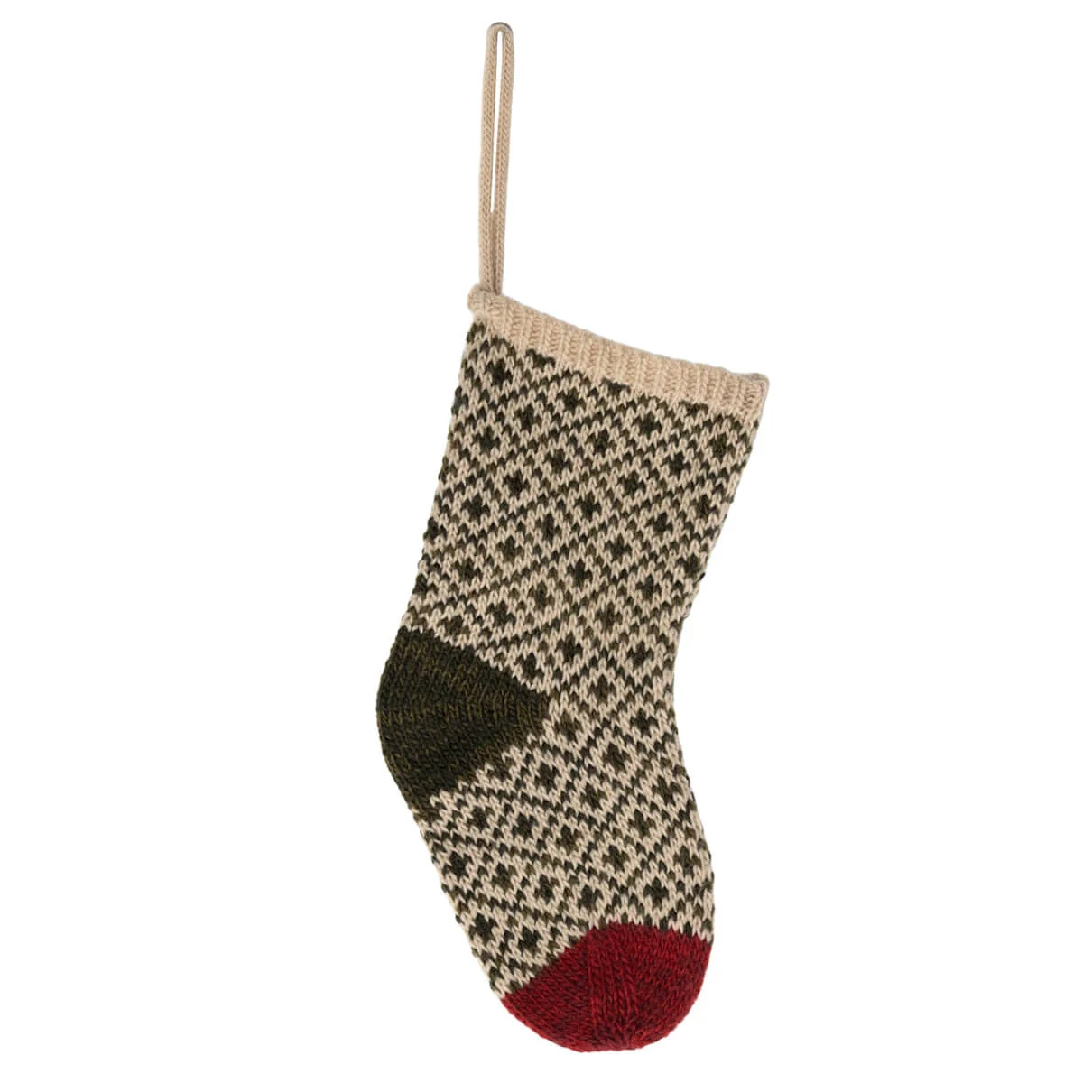 Maileg Christmas Stocking Winter Green (2023) - Small Retired Product