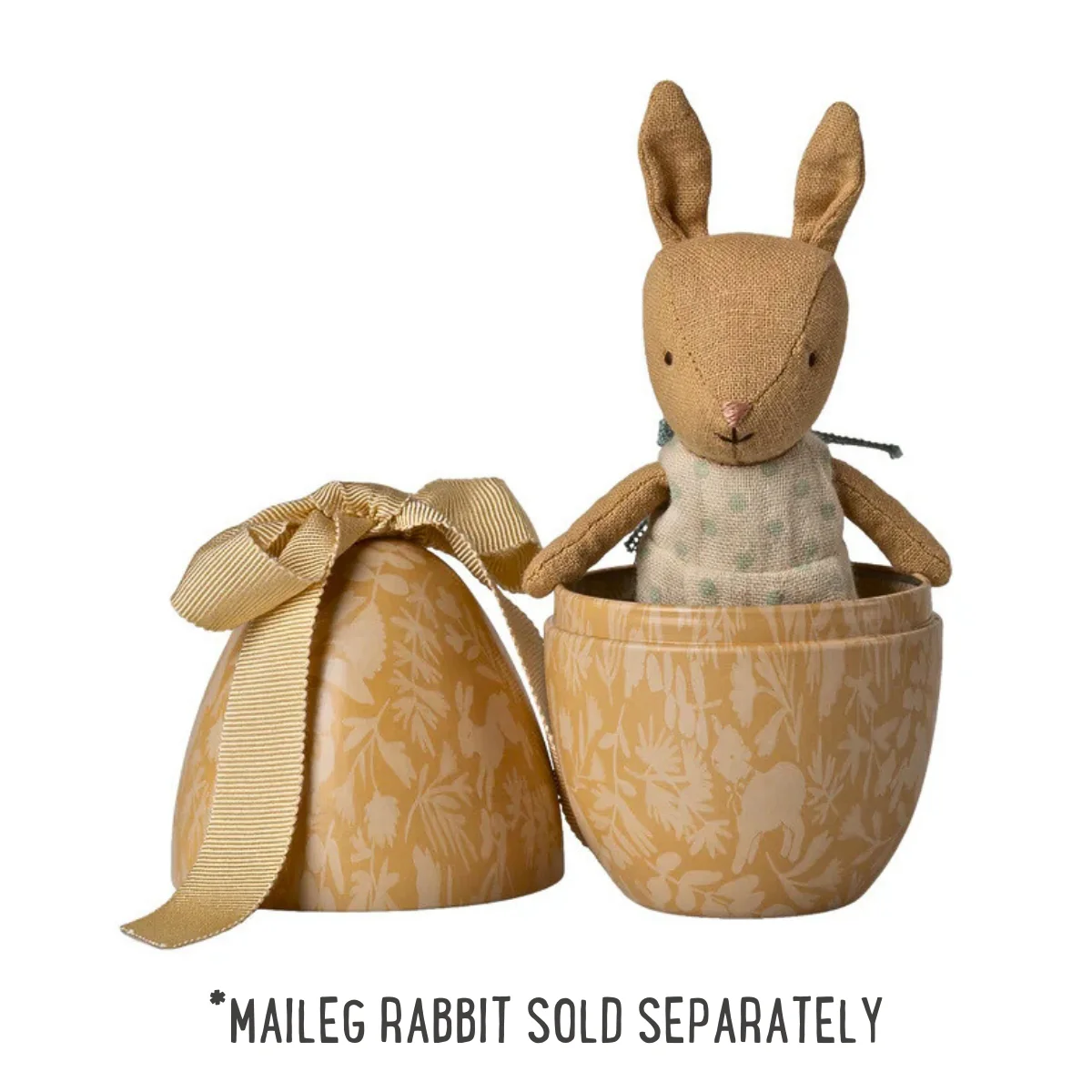 Maileg Easter Egg - Small, Cream Yellow (2026) - Image 2