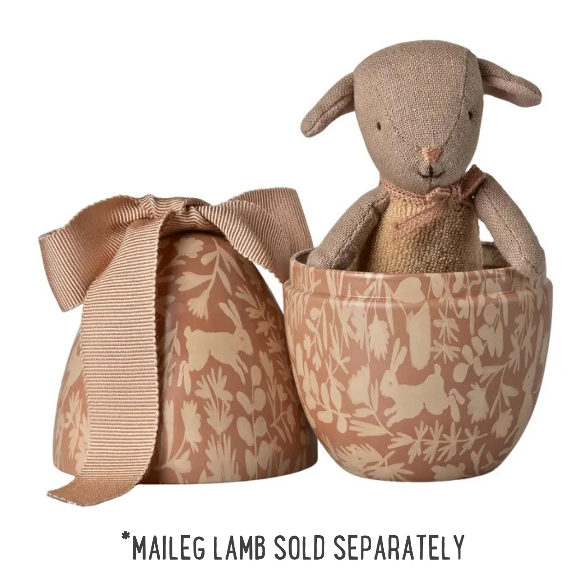 Maileg Easter Egg - Small, Powder Pink (2026) - Image 2