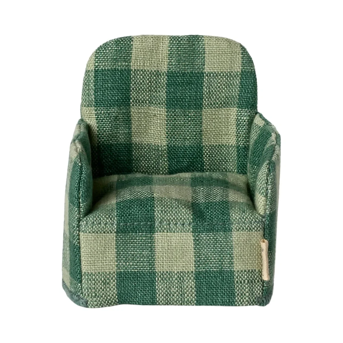 Maileg Folding Chair Mouse Green Check (2025) - Image 2
