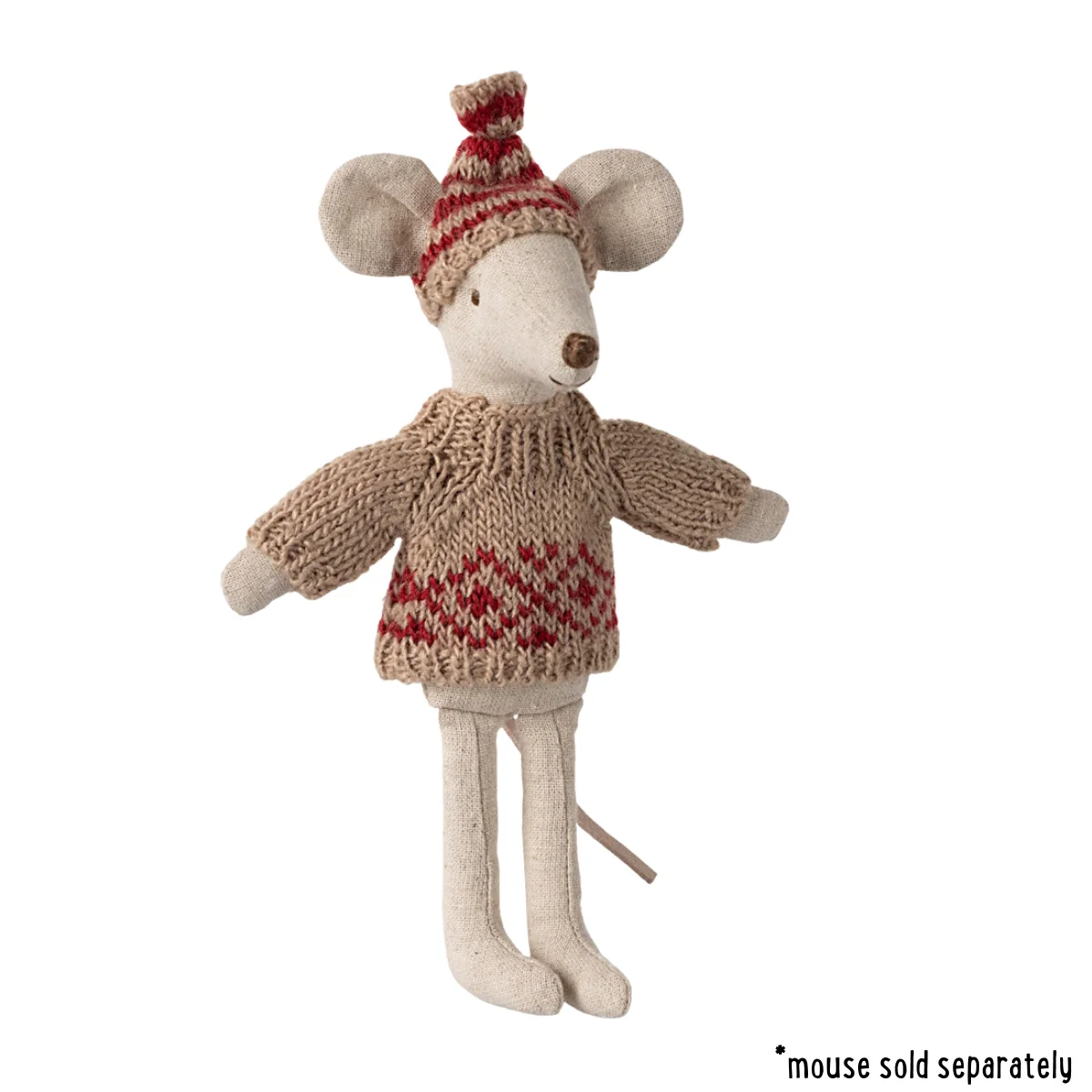 Maileg Knitted Sweater and Hat for Mum Mouse (2024) - Image 2