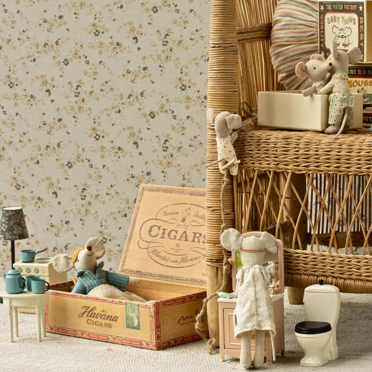 Maileg Little Brother Mouse in Matchbox (2024) - Image 3
