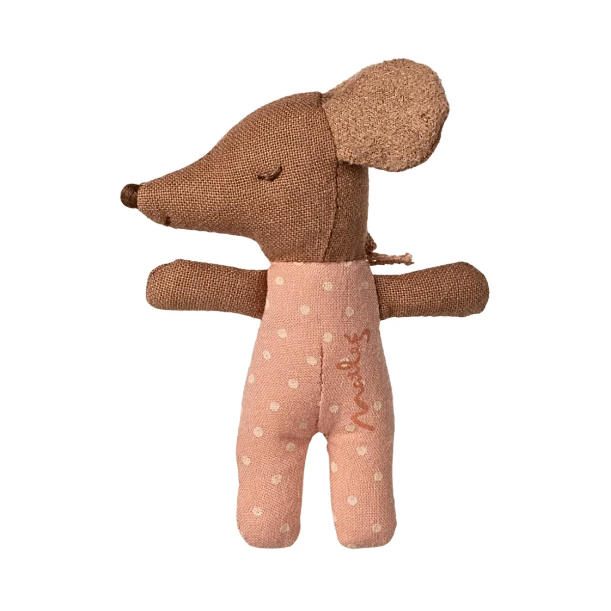 Maileg Mouse Baby - Sleepy Wakey Matchbox, Rose (2025) - Image 3