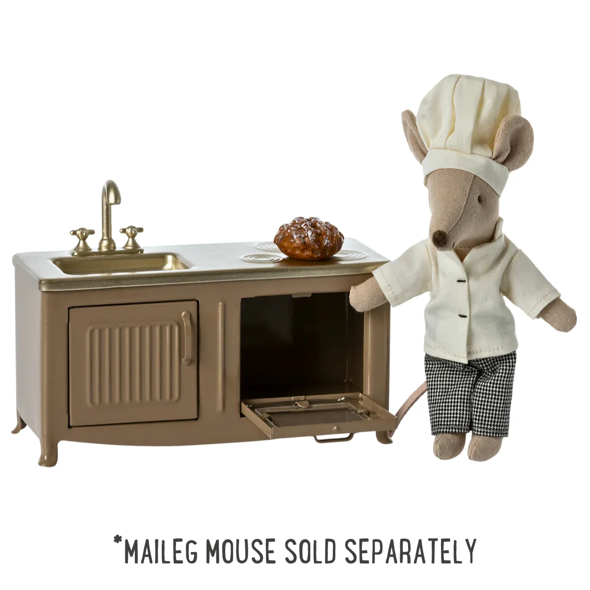 Maileg Kitchen for Mouse - Light Brown (2023) - Image 4