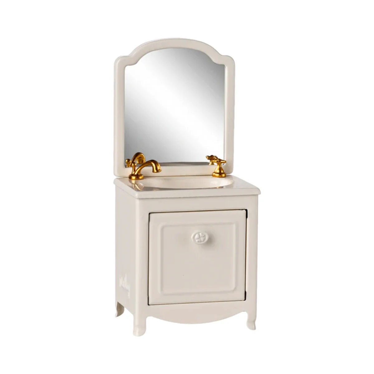 Maileg Bathroom Sink with Mirror for Mouse - Off White (2025)