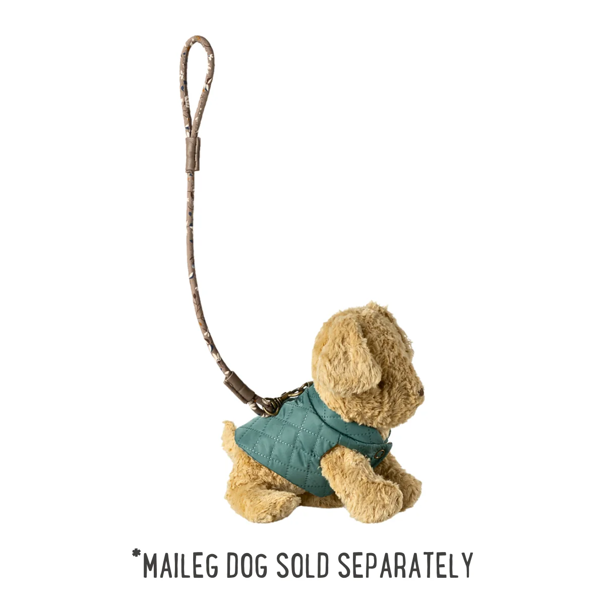 Maileg Pet Harness & Leash Set - for Small Puppy, Dark Mint (2026) - Image 2