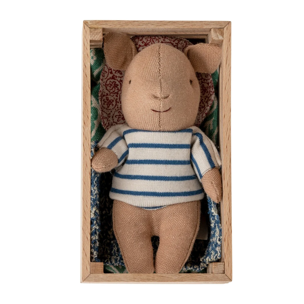 Maileg Pig Baby in Box Boy - Retired Product, Limited Stock - Image 2