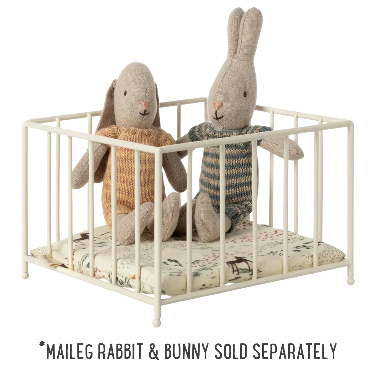 Maileg Crib Playpen for Bunny & Rabbit - Micro (2023) - Image 6