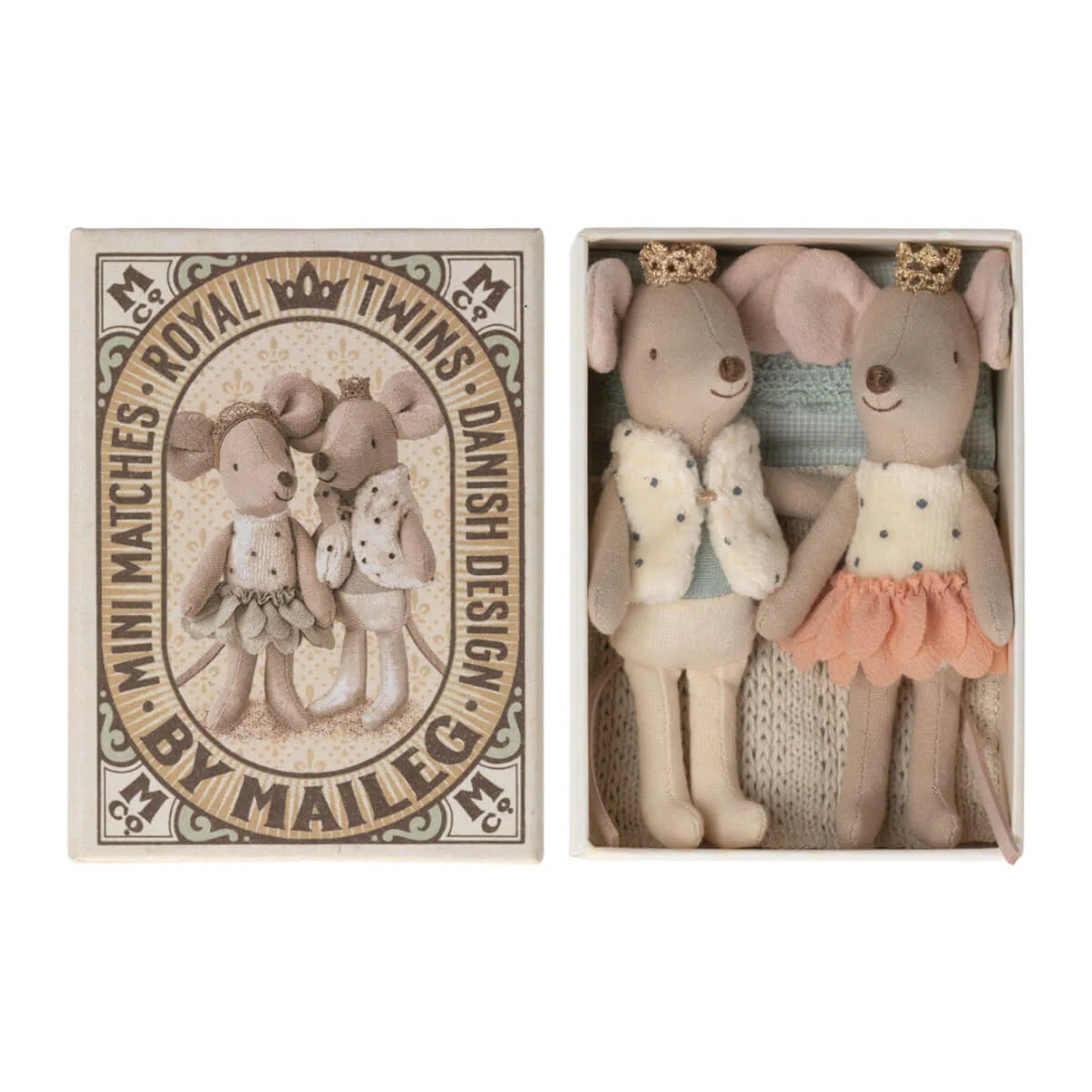 Maileg Royal Twin Mice in Box (2023) - Retired Product