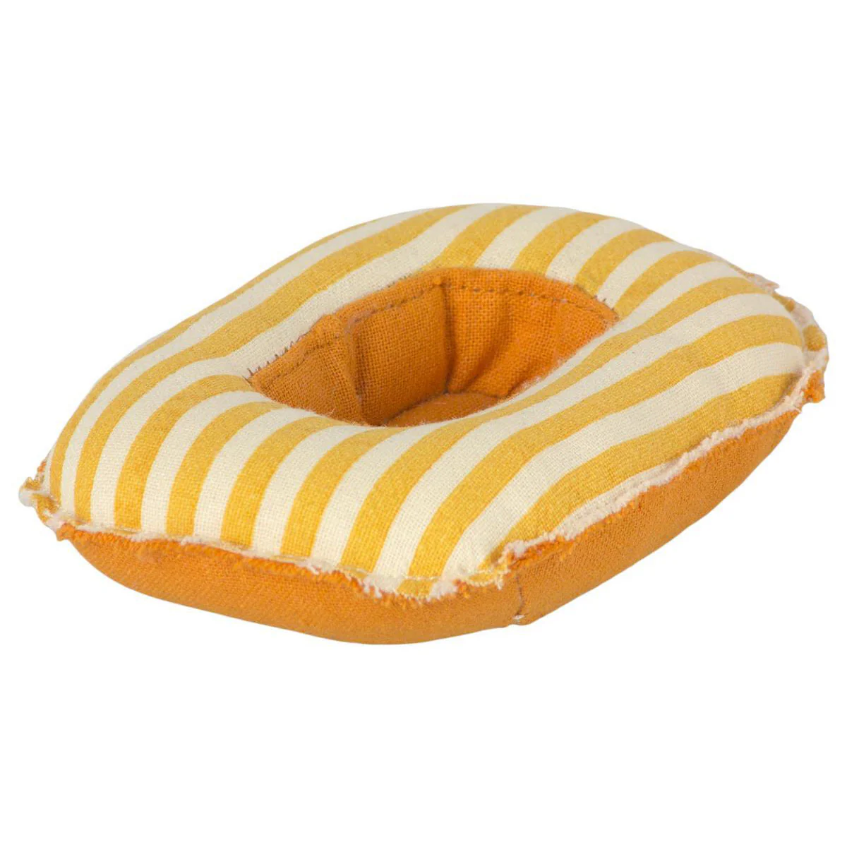 Maileg Dinghy Boat for Mouse - Small, Yellow Stripe (2021) - Retired Product