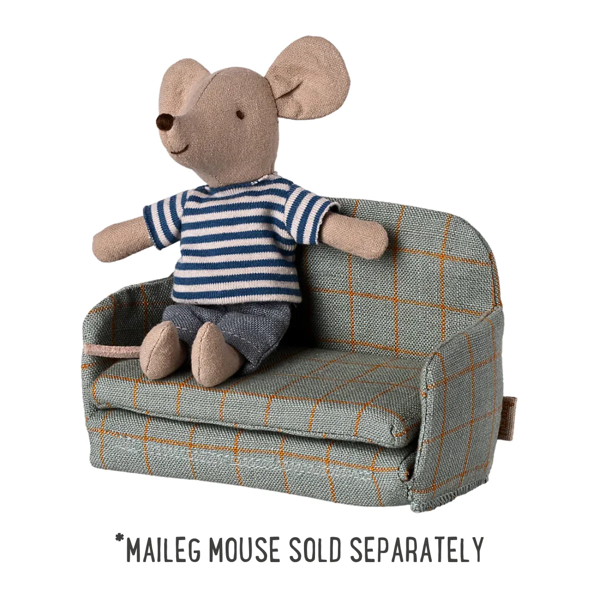 Maileg Sofa Bed for Mouse - Checker (2025) - Image 3