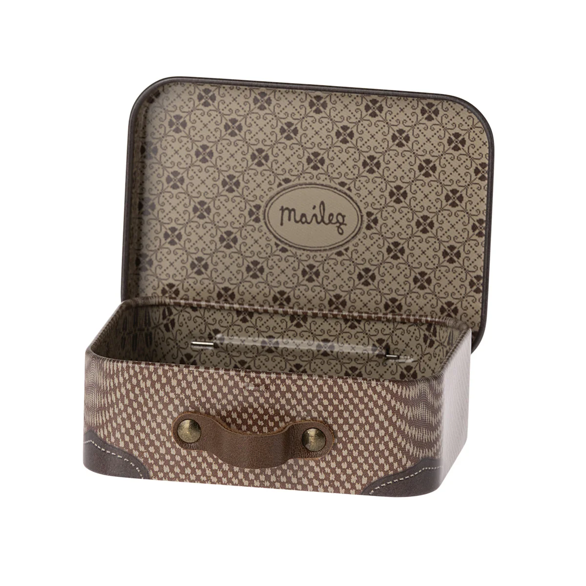 Maileg Suitcase Metal Micro Brown (2024) - Retired Product - Image 2