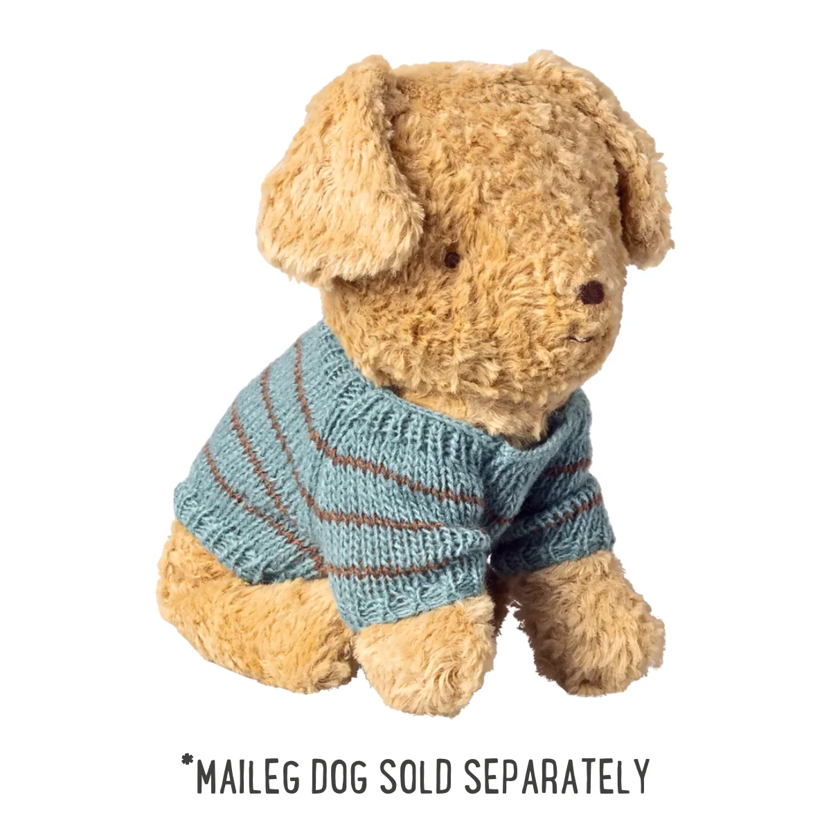 Maileg Pet Sweater - for Small Puppy, Dusty Blue (2026) - Image 2