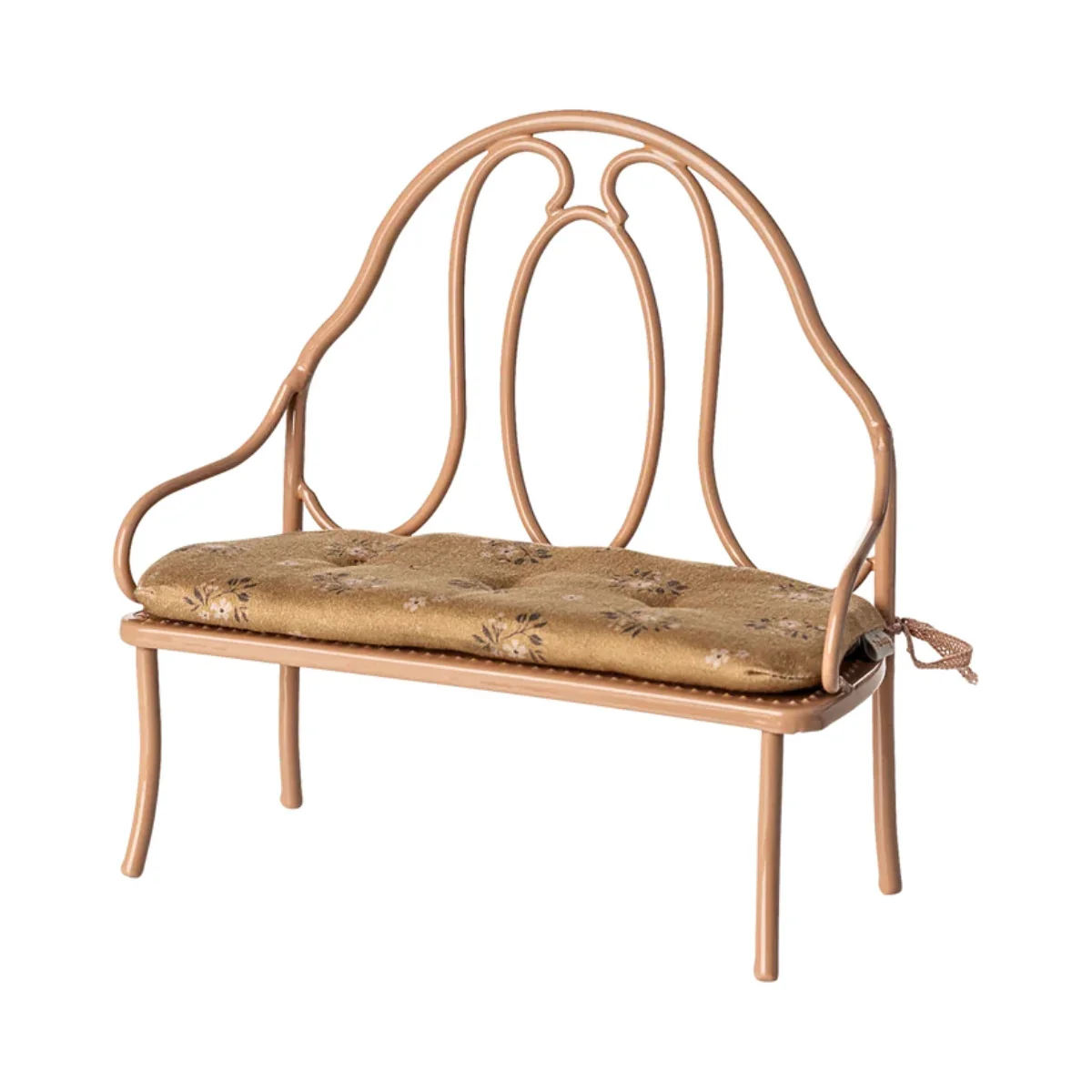 Maileg Vintage Bench - Miniature, Dark Powder (2025)