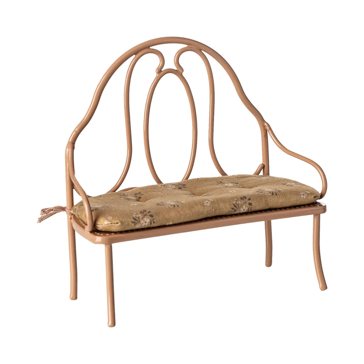 Maileg Vintage Bench - Miniature, Dark Powder (2025) - Image 3