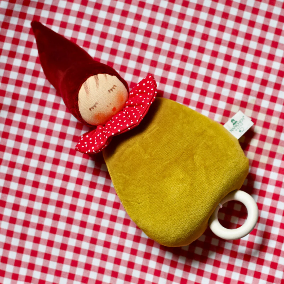 Nanchen Baby Musical Pullstring - Fairytale Doll - Little Red Riding Hood Retired Product - Image 2
