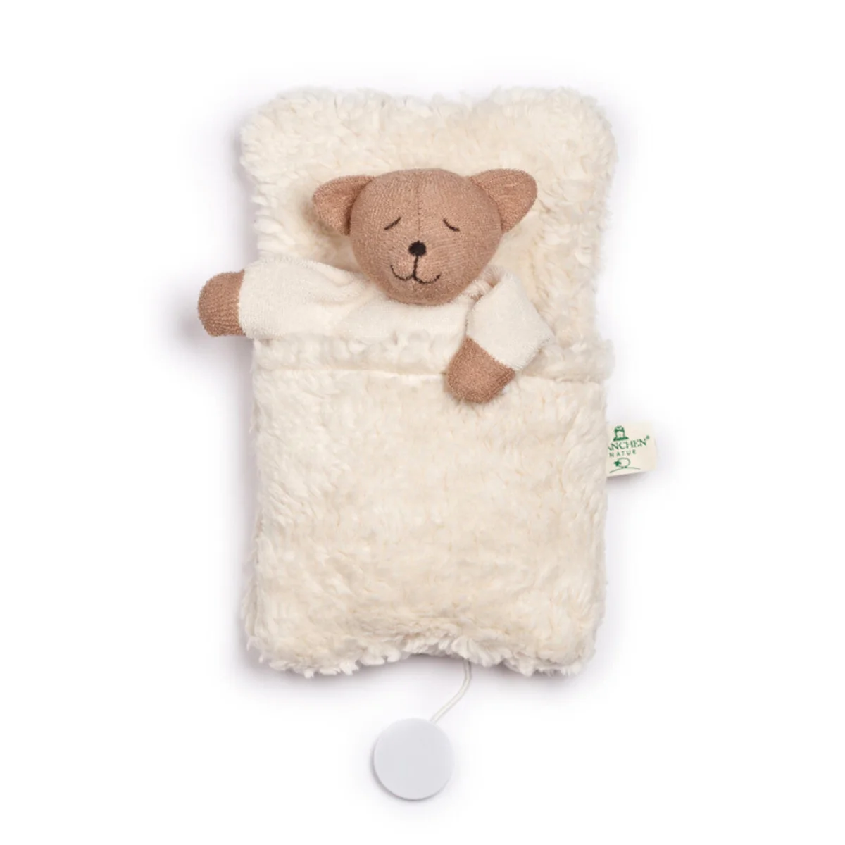 Nanchen Baby Musical Pullstring - Sleeping Bear in Tiny Bed