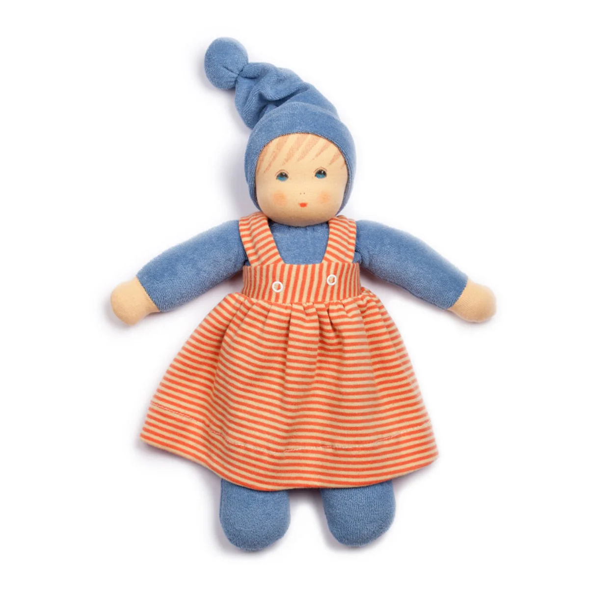 Nanchen Waldorf Doll - Striped Dress - Image 5