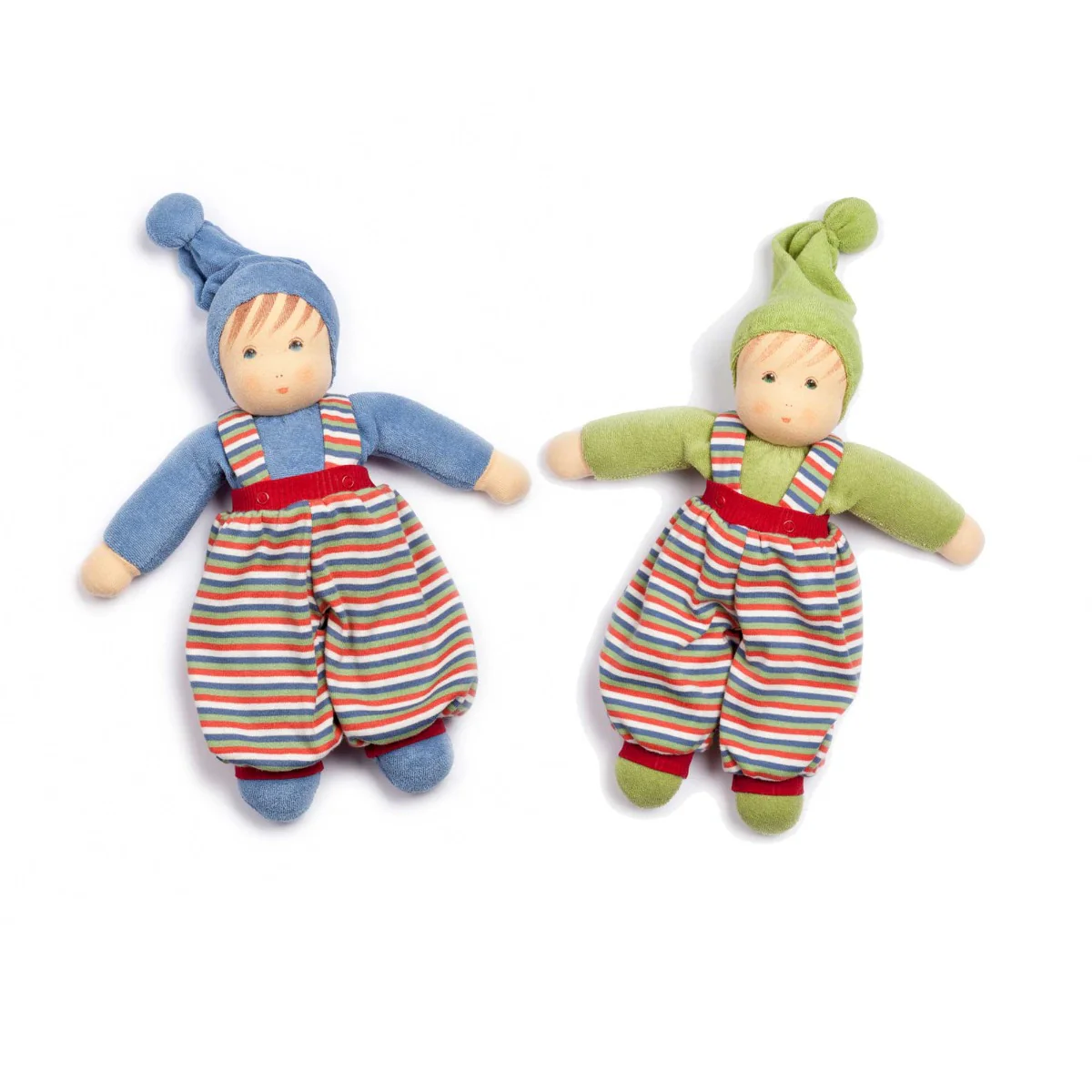 Nanchen Waldorf Doll - Striped Jumpsuit