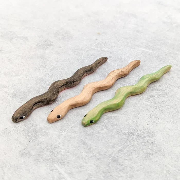 NOM Handcrafted - Green Tree Snake - Image 7