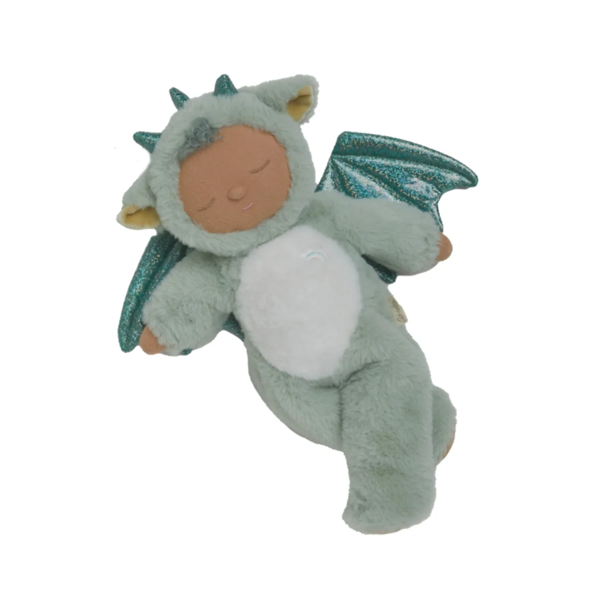 Olli Ella Cozy Dinkum Doll Dragon Ash - Green - Image 5
