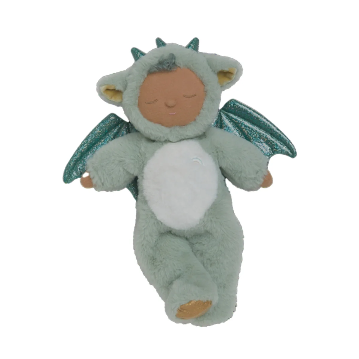 Olli Ella Cozy Dinkum Doll Dragon Ash - Green - Image 6
